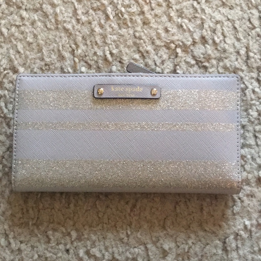 Sparkly Kate spade wallet